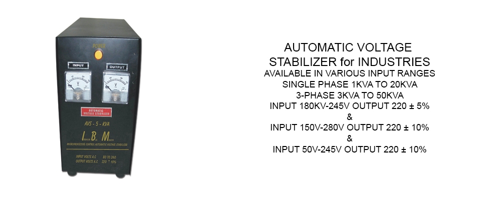 Ibmee Automatic Voltage Stablizer